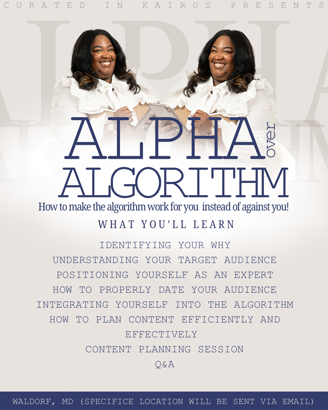 Alpha Over Algorithm: Marketing Intensive